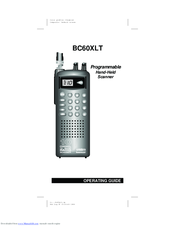 Uniden BC60XLT Operating Manual