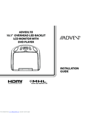 Advent ADVEXL10 Installation Manual