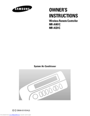 Samsung MR-AH01C Owner's Instructions Manual