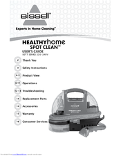 Bissell HealthyHome SpotClean User Manual