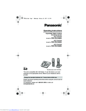 Panasonic KX-TG1034C Operating Instructions Manual