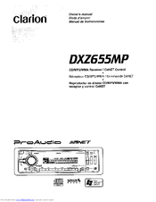 Clarion DXZ6SSMP Owner's Manual