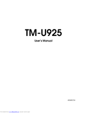Epson U925 - TM B/W Dot-matrix Printer User Manual