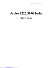 Acer Aspire 5620 Series User Manual
