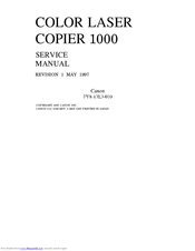 Canon CLC1000 Service Manual