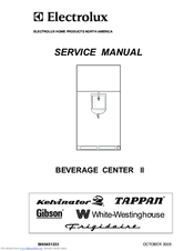 Electrolux BEVERAGE CENTER II Service Manual