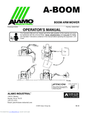 Alamo Industrial A-Boom Operator's Manual