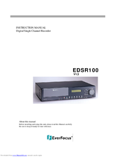 EverFocus EDSR100 Instruction Manual