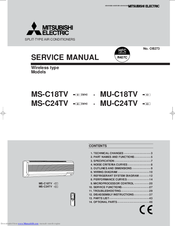 Mitsubishi Electric -E1WH Service Manual