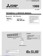 Mitsubishi Electric Mr. Slim PK-3FLA3 Technical & Service Manual
