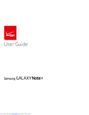 Samsung Galaxy Note4 User Manual