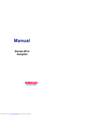 Simrad AP14 Manual