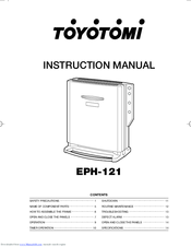 Toyotomi EPH-121 Instruction Manual