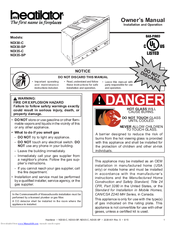 Heatilator NDI30-C Owner's Manual