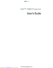 Dell 1409X User Manual