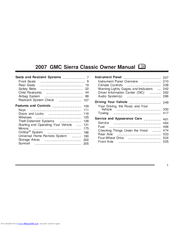 GMC 2007 Sierra Classic Owner's Manual