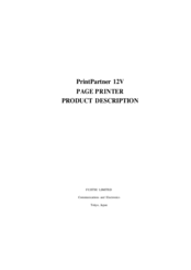 Fujitsu PrintPartner 12V Product Description