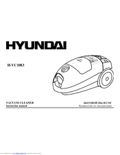 Hyundai H-VC1083 Instruction Manual