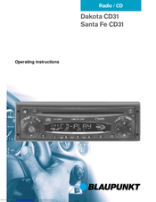 Blaupunkt Dakota CD31 Operating Instructions Manual