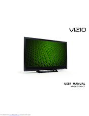 Vizio D24h-C1 User Manual