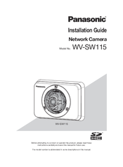 Panasonic WV-SW115 Installation Manual