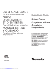 Thermador FREEDOM T36IB70NSP Use And Care Manual