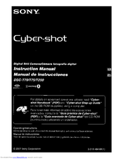 Sony Cyber-shot DSC-T70 Instruction Manual