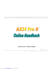 AOpen AX34 Pro II User Manual