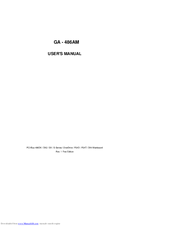 Gigabyte GA-486AM User Manual