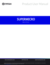 Supermicro Supero X7DGU User Manual