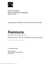 Kenmore 4243 Series Use & Care Manual