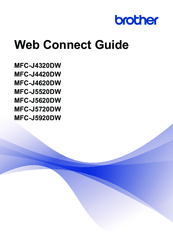 Brother MFC-J4320DW Web Connect Manual