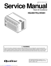 Quasar HQ-2051TH Service Manual