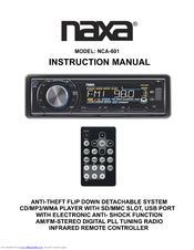 Naxa NCA-601 Instruction Manual