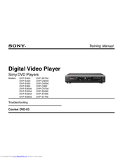 Sony DVP-S550D - Cd/dvd Player Training Manual