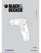 Black & Decker Pilot 180 PLR36NC Instruction Manual