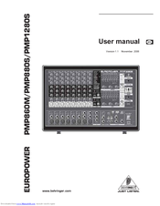 Behringer Europower PMP880S User Manual