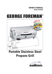 George Foreman GP324SS Owner's Manual