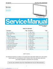Insignia NS-LCD47HD-09 Service Manual
