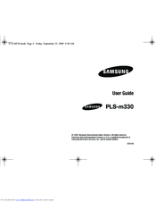 Samsung PLS-M330 User Manual