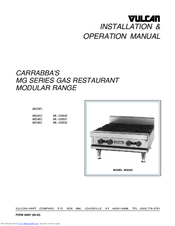 Vulcan-Hart MG24C Installation & Operation Manual