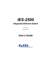 ZyXEL Communications IES-2500 User Manual