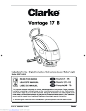 Clarke Vantage 17 B Instructions For Use Manual