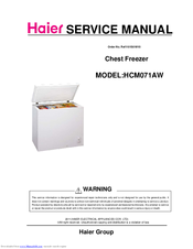 Haier HCM071AW Service Manual
