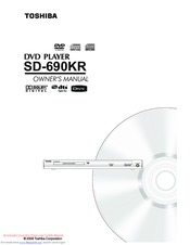 Toshiba SD-690KR Owner's Manual