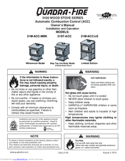 Quadra-Fire 31ST-ACC Owner's Manual