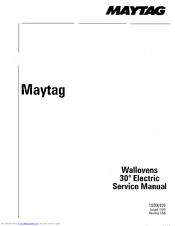 Maytag ECWE900 Service Manual