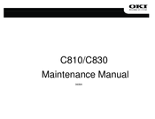 Oki C810 Maintenance Manual