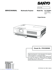 Sanyo PLC-XK3010 Service Manual