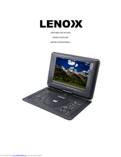 Lenoxx PDVD1200 Instruction Manual